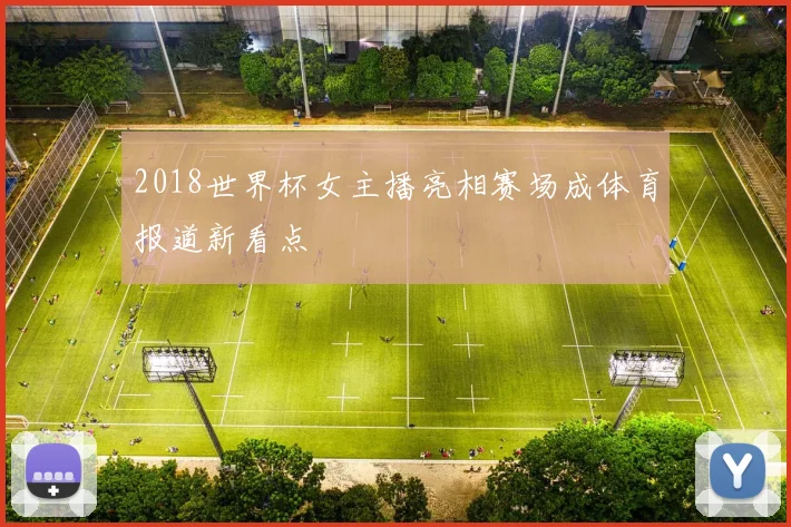 2018世界杯女主播亮相赛场成体育报道新看点