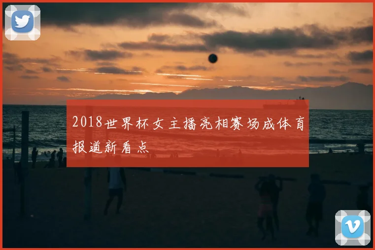2018世界杯女主播亮相赛场成体育报道新看点